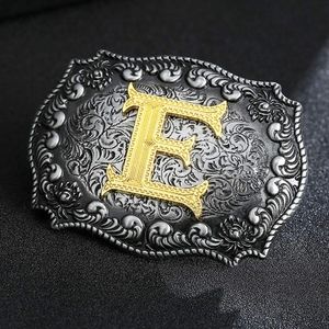 New letter E initial western belt buckle approx. 3.5x2.5" Fits 1.5" belts.